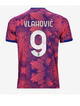 Juventus Dusan Vlahovic #9 Ausweichtrikot 2022-23 Kurzarm